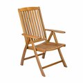 Whitecap Teak Ellington Reclining Arm Chair WT-60071